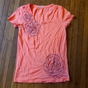 Pink Beaded T-shirt